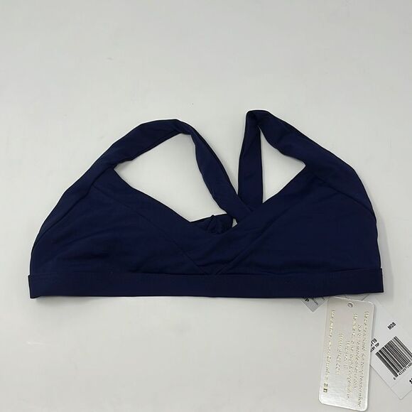 L‎ Space Shelby Navy Blue Bikini Top Size Small - Picture 2 of 6